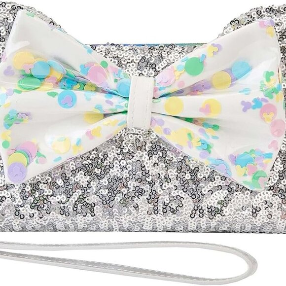 Sequin Wallet with Strap Disney Mickey Mouse & Friends Birthday Celebration - Picture 2 of 5